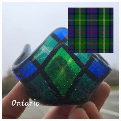 Ontario Tartan Tea Light