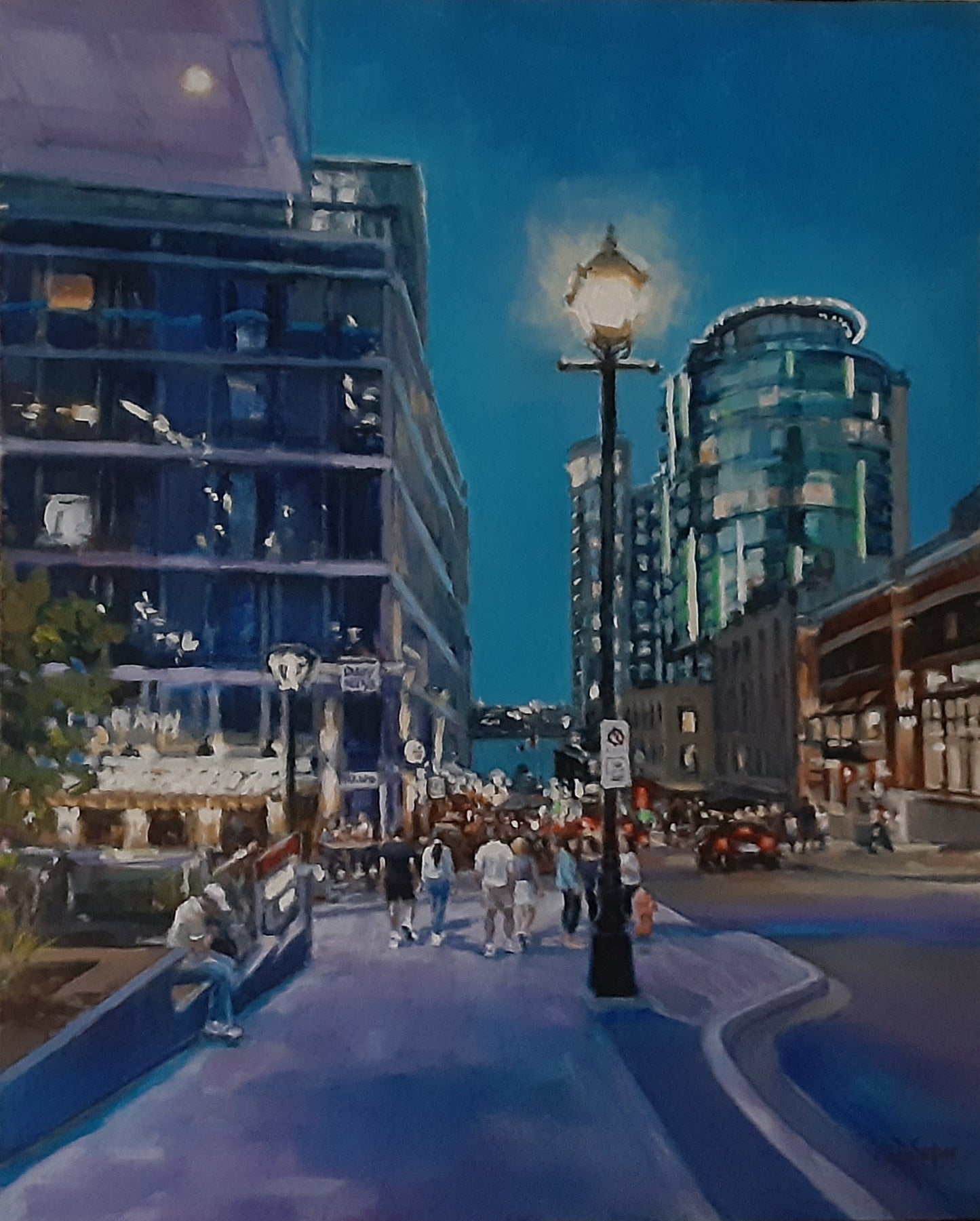 Summer Nights, Neon Lights (20" x 16")