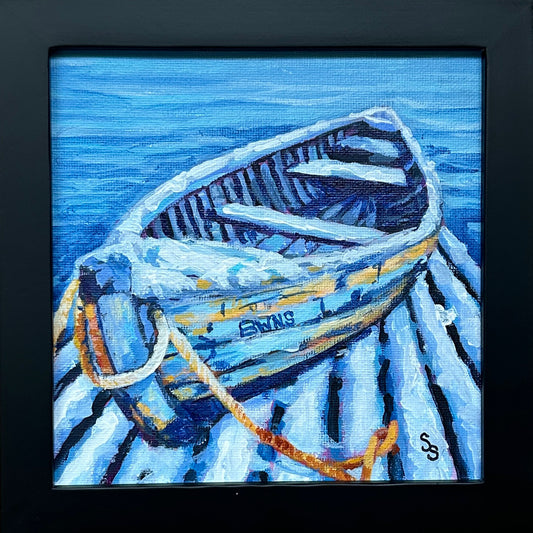 The Weathered Vessel’s Quiet Harbour (6” x 6”)