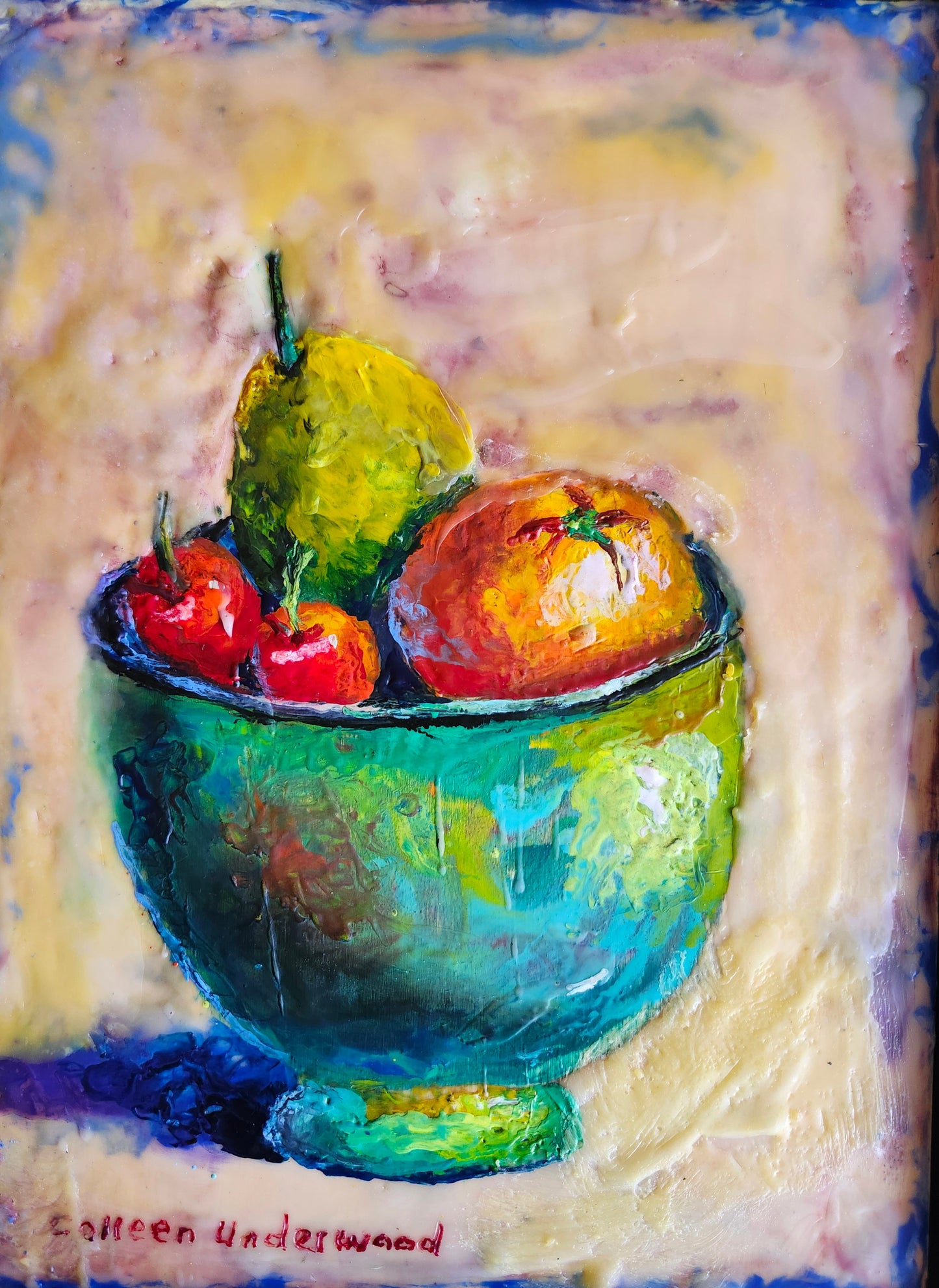 Waxed Fruit (9” x 12”)