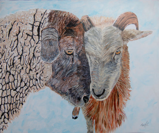 Respect & Janus (24" x 30")