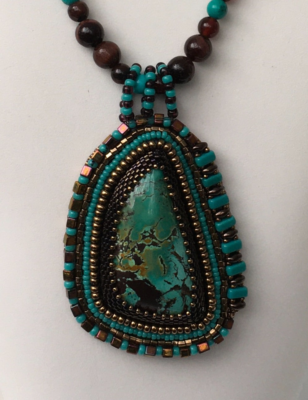 Chinese Turquoise Gemstone Pendant