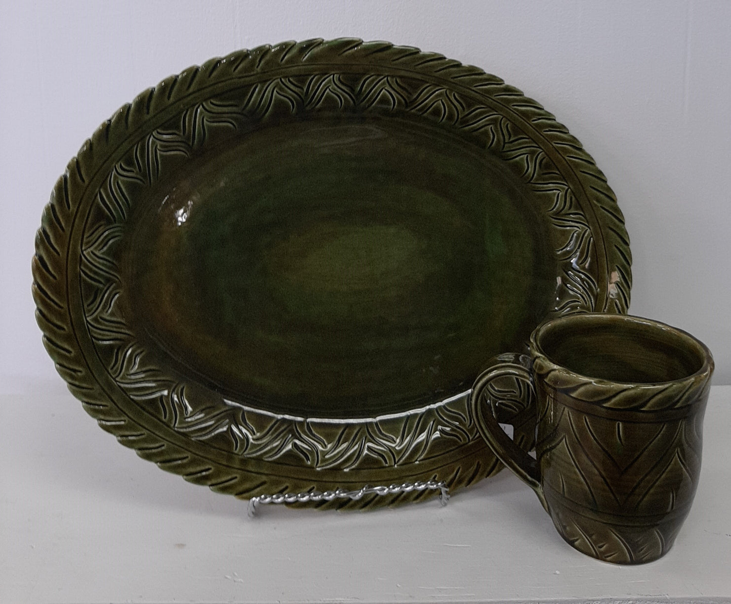Serving Tray and Cups