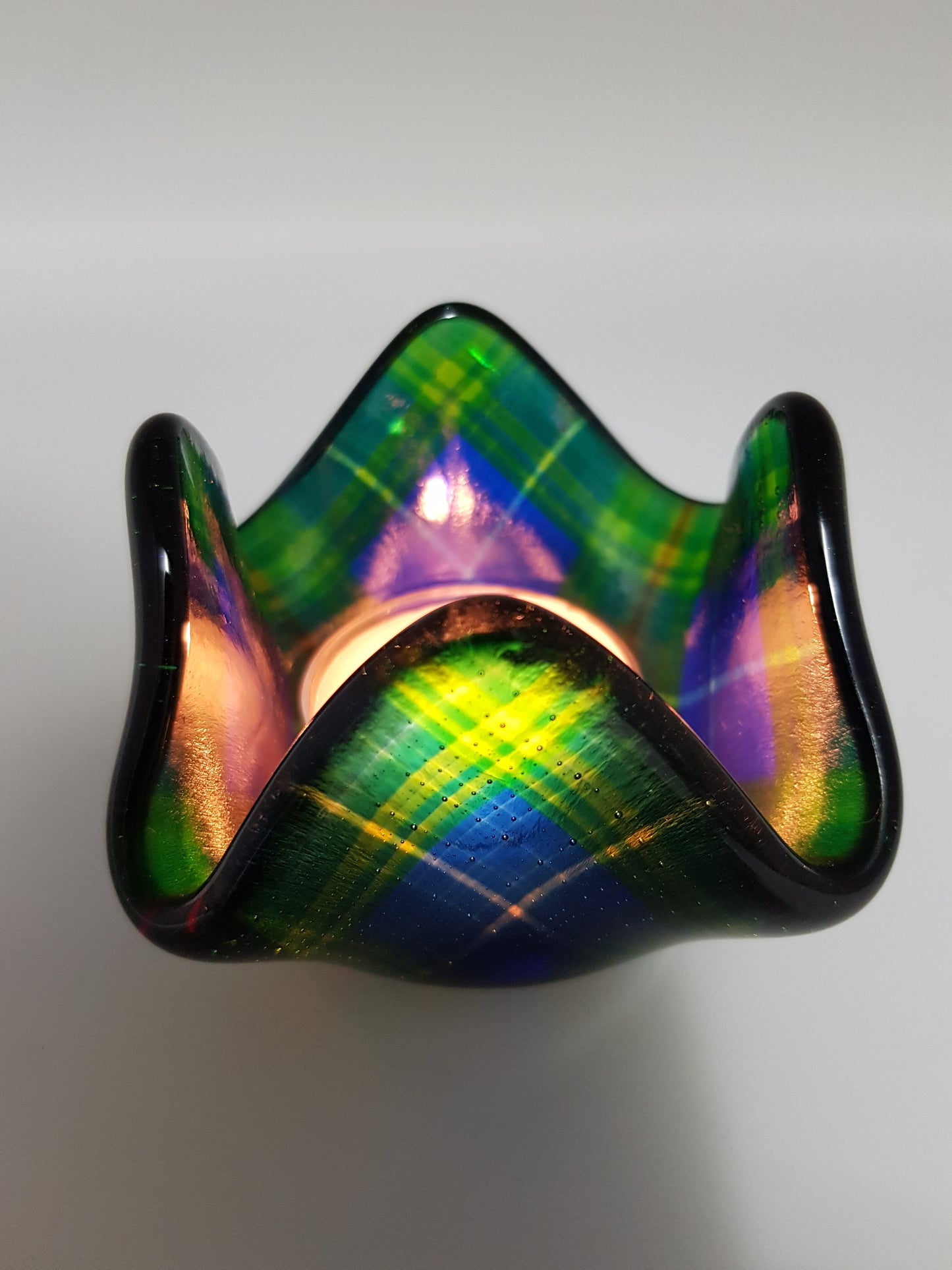 Nova Scotia Tartan Tea Light