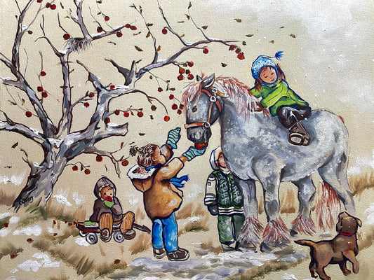 Bless the Beasts and the Children (20" x 24")