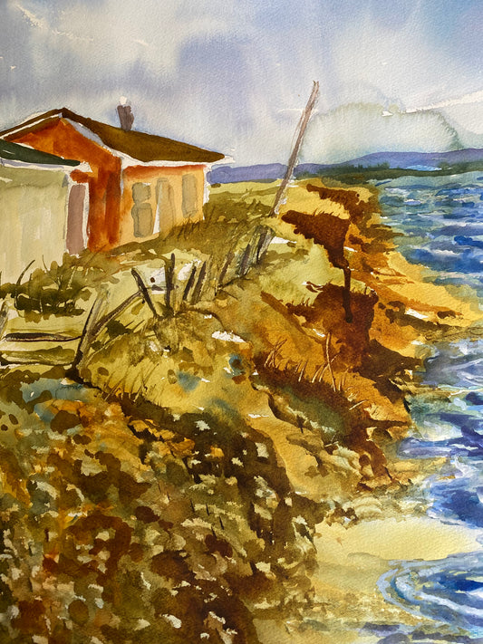 Coastal Erosion (18" x 18")
