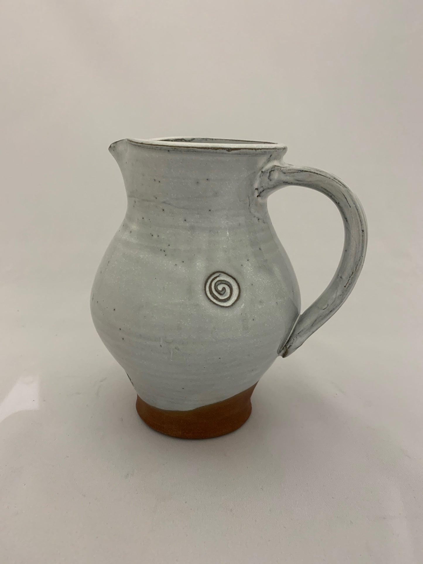 White Stamped Jug