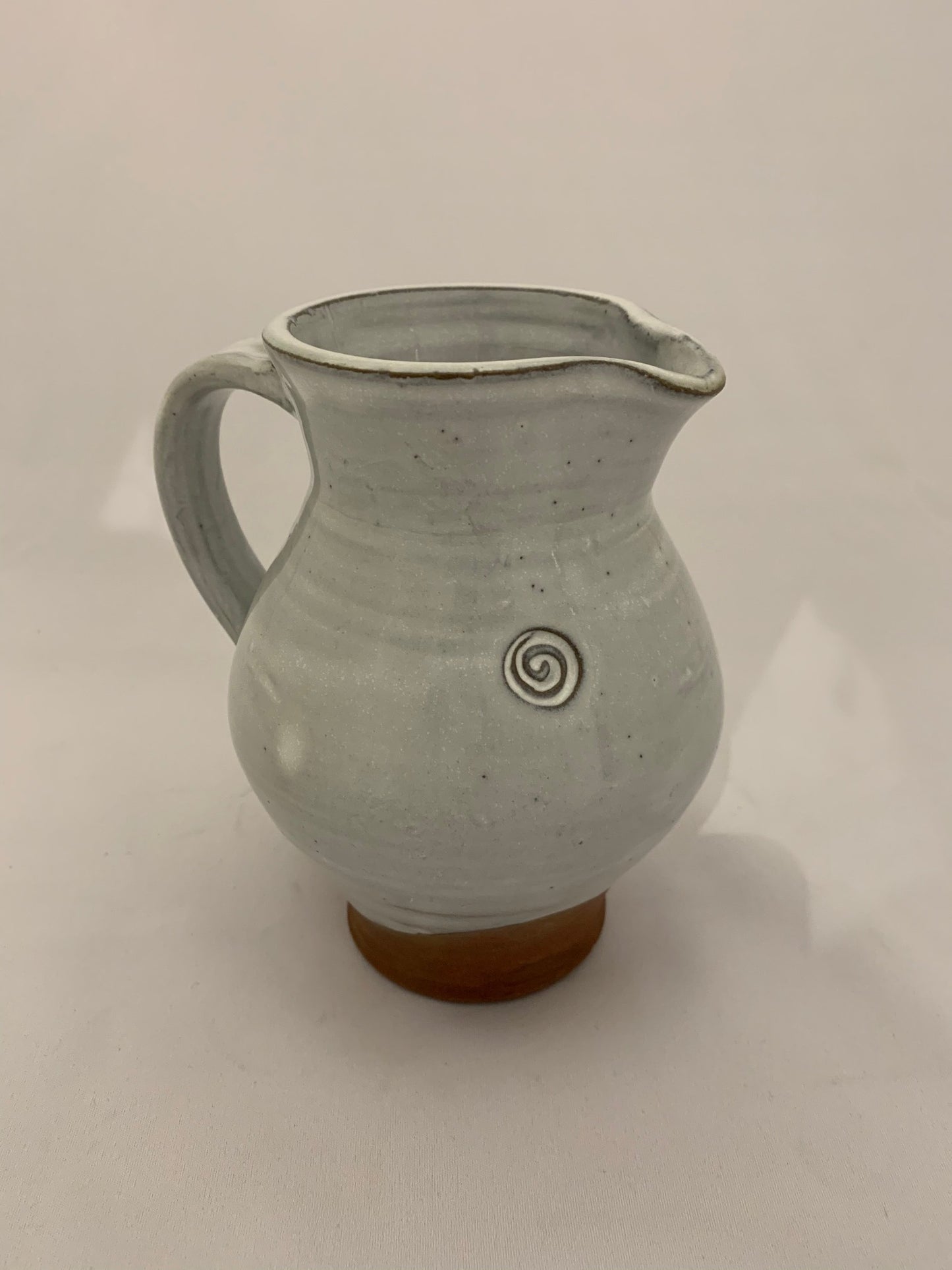 White Stamped Jug