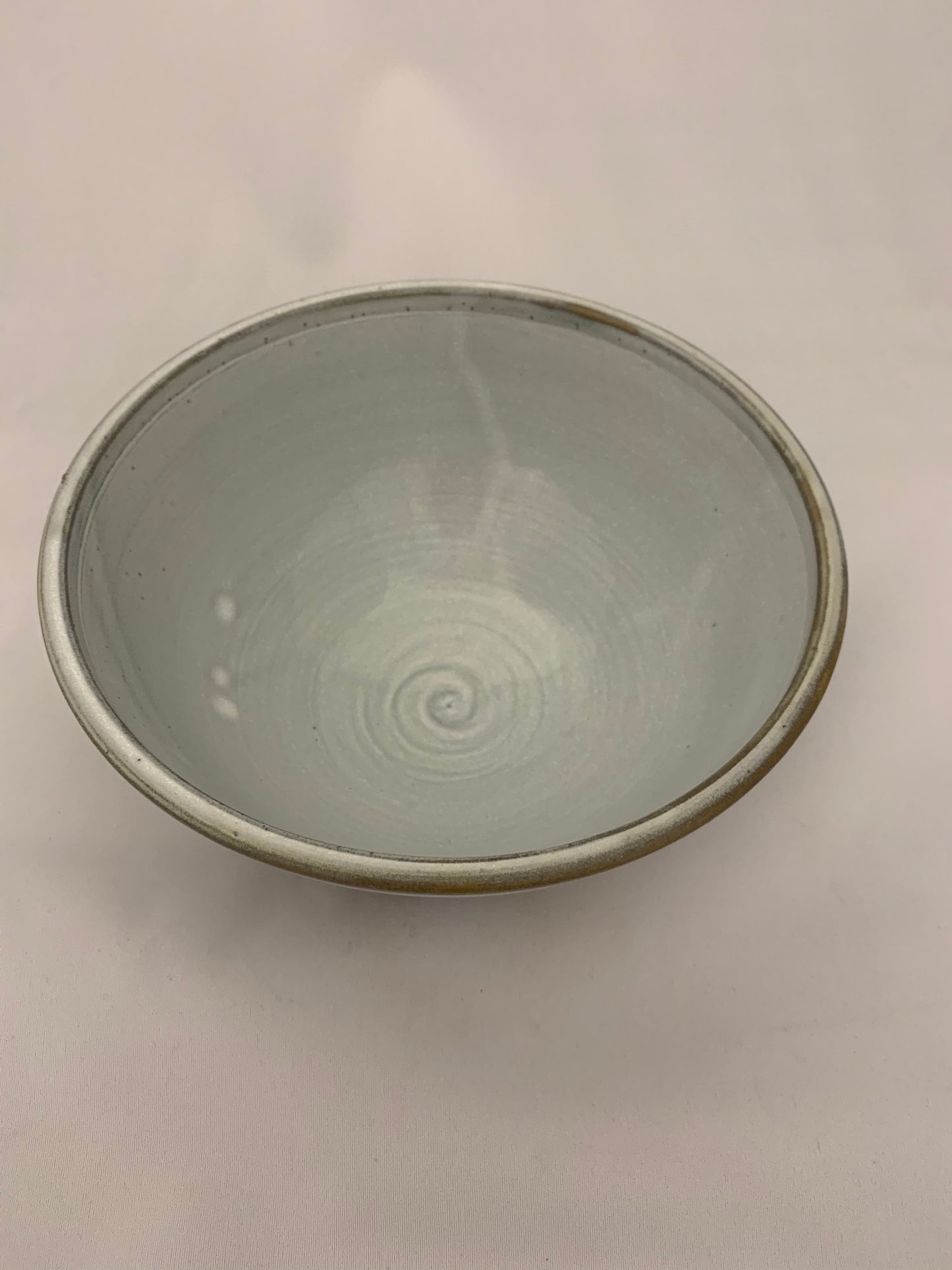 Chun White Stoneware Bowl