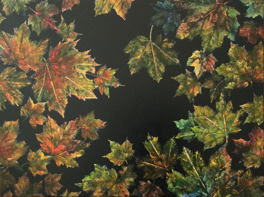 Fallen Leaves (18" x 24")