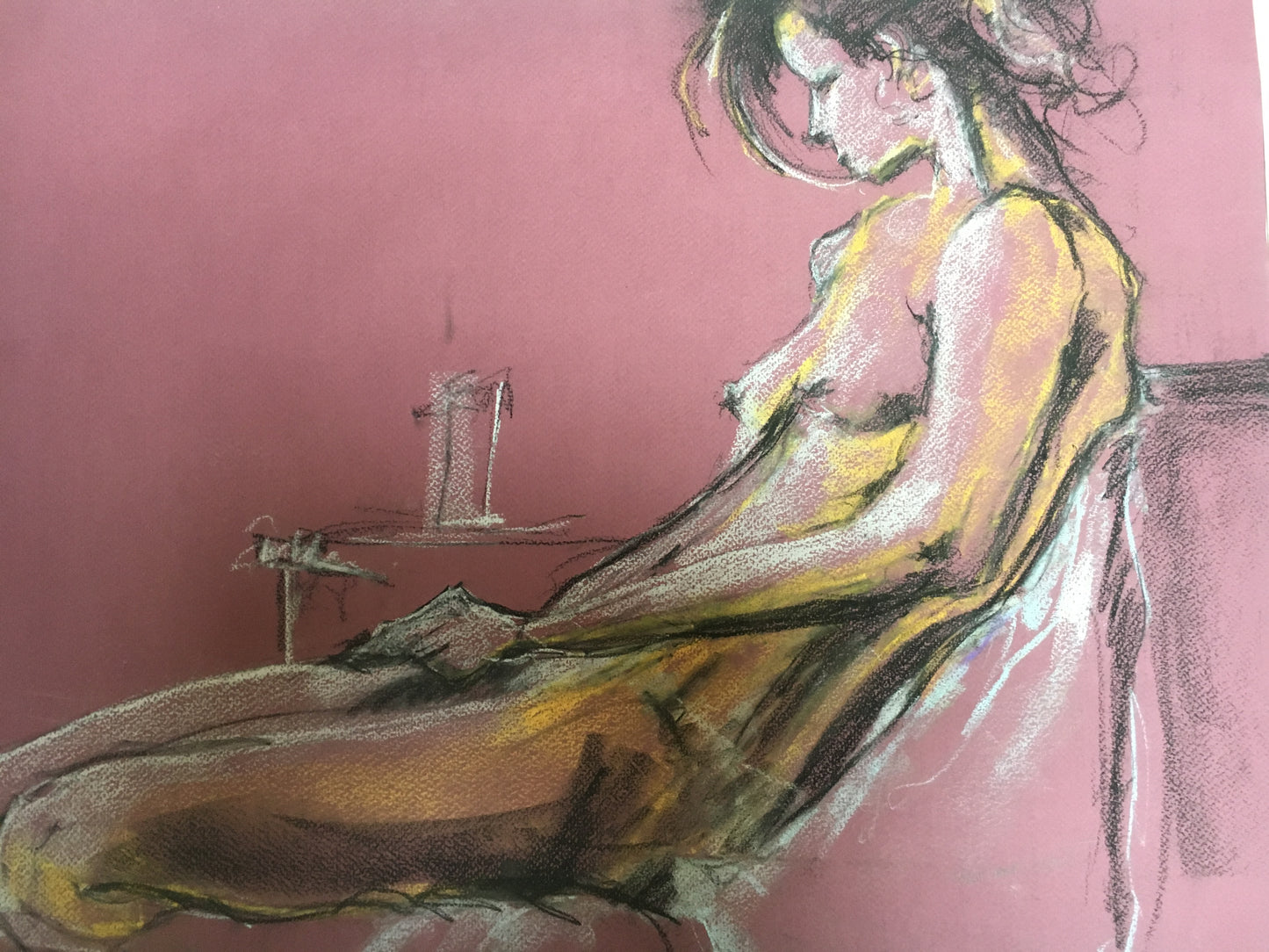 Model's Break (25" x 32")