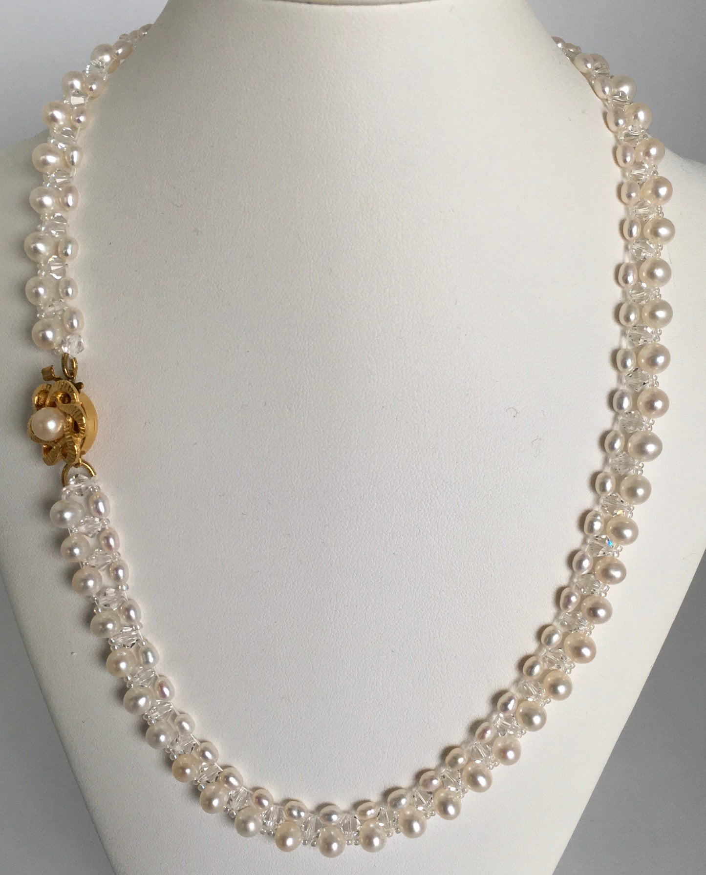 Pearl and Crystal Choker