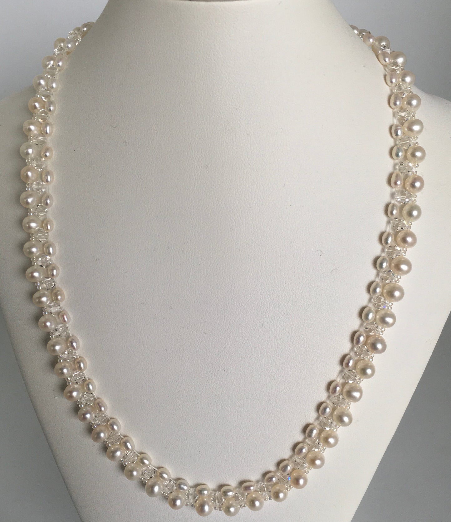 Pearl and Crystal Choker