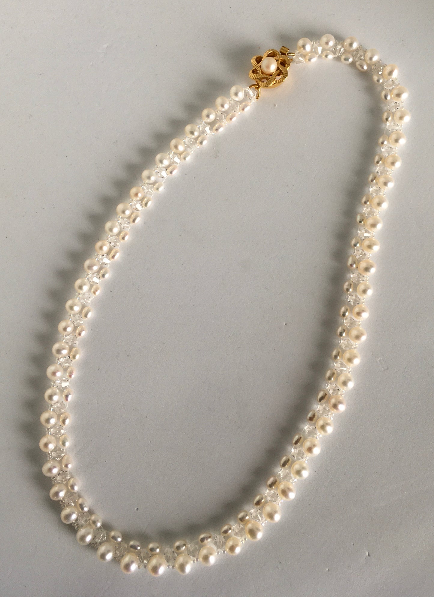 Pearl and Crystal Choker