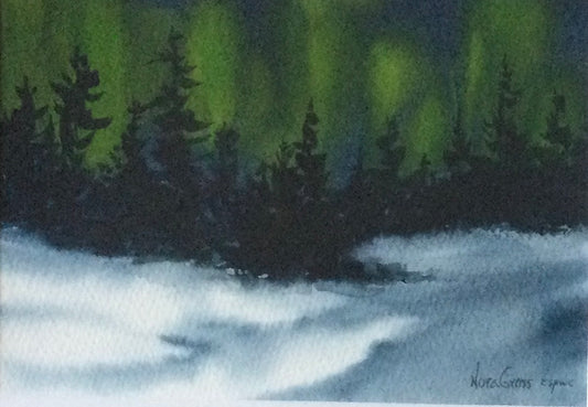 Northern Lights Glow (8" x 10")