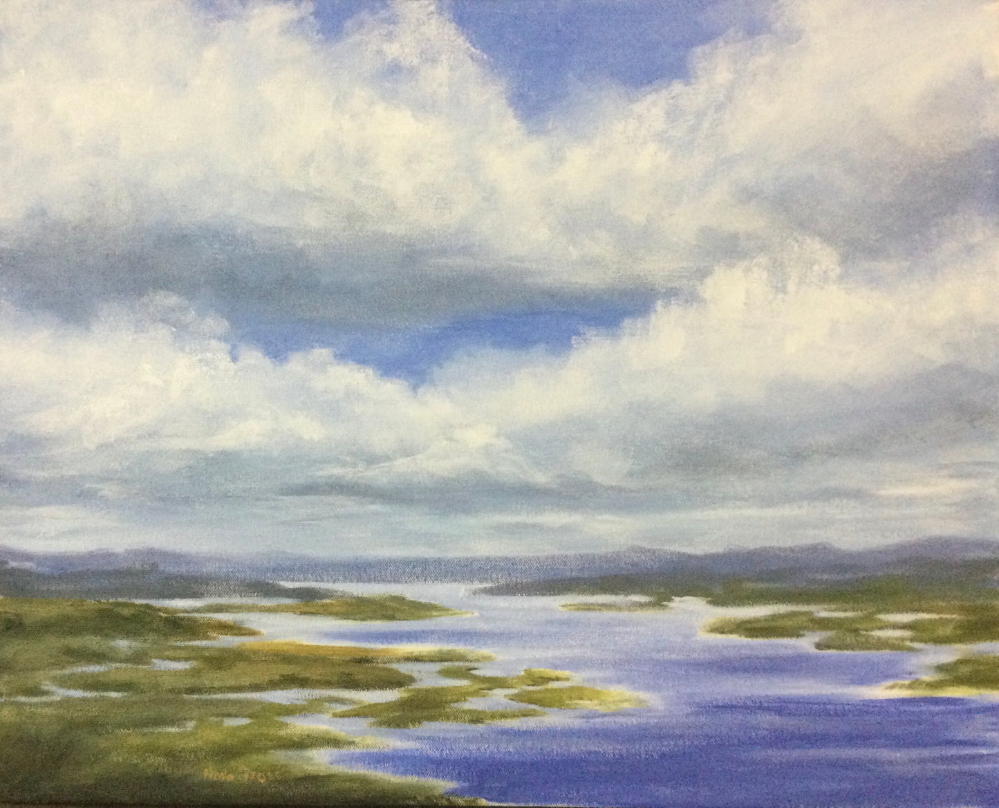 Along the Mira River in Cape Breton (16" x 20")
