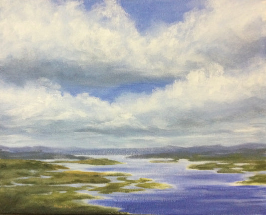 Along the Mira River in Cape Breton (16" x 20")