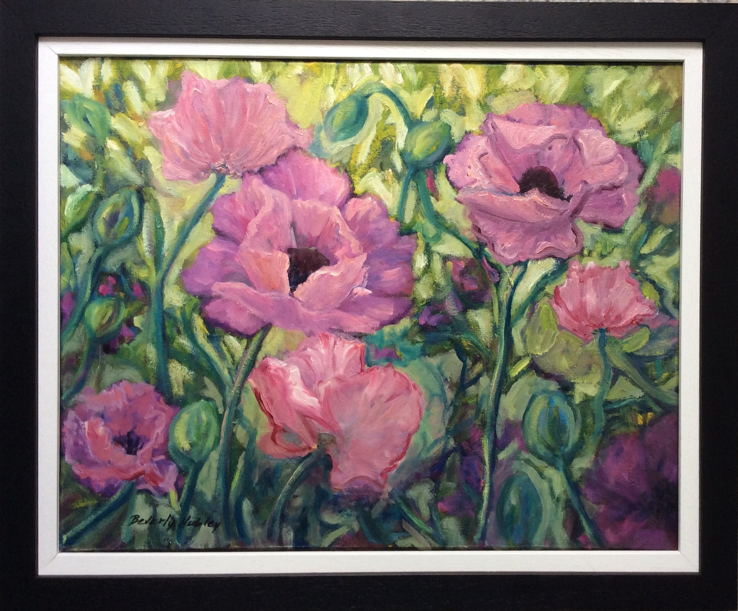 Pink Poppies (16" x 20")