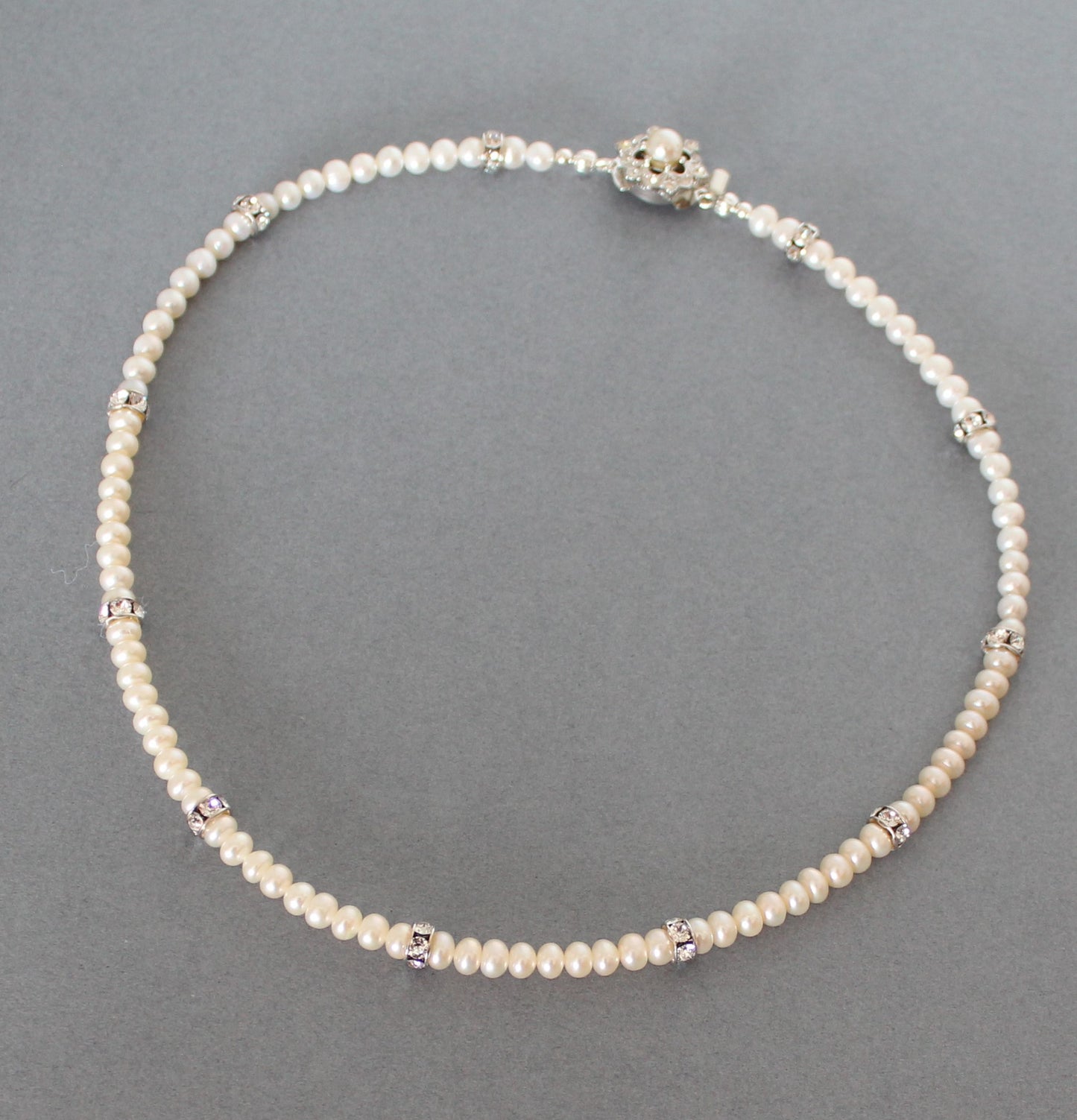 Pearl and Swarovski Necklace