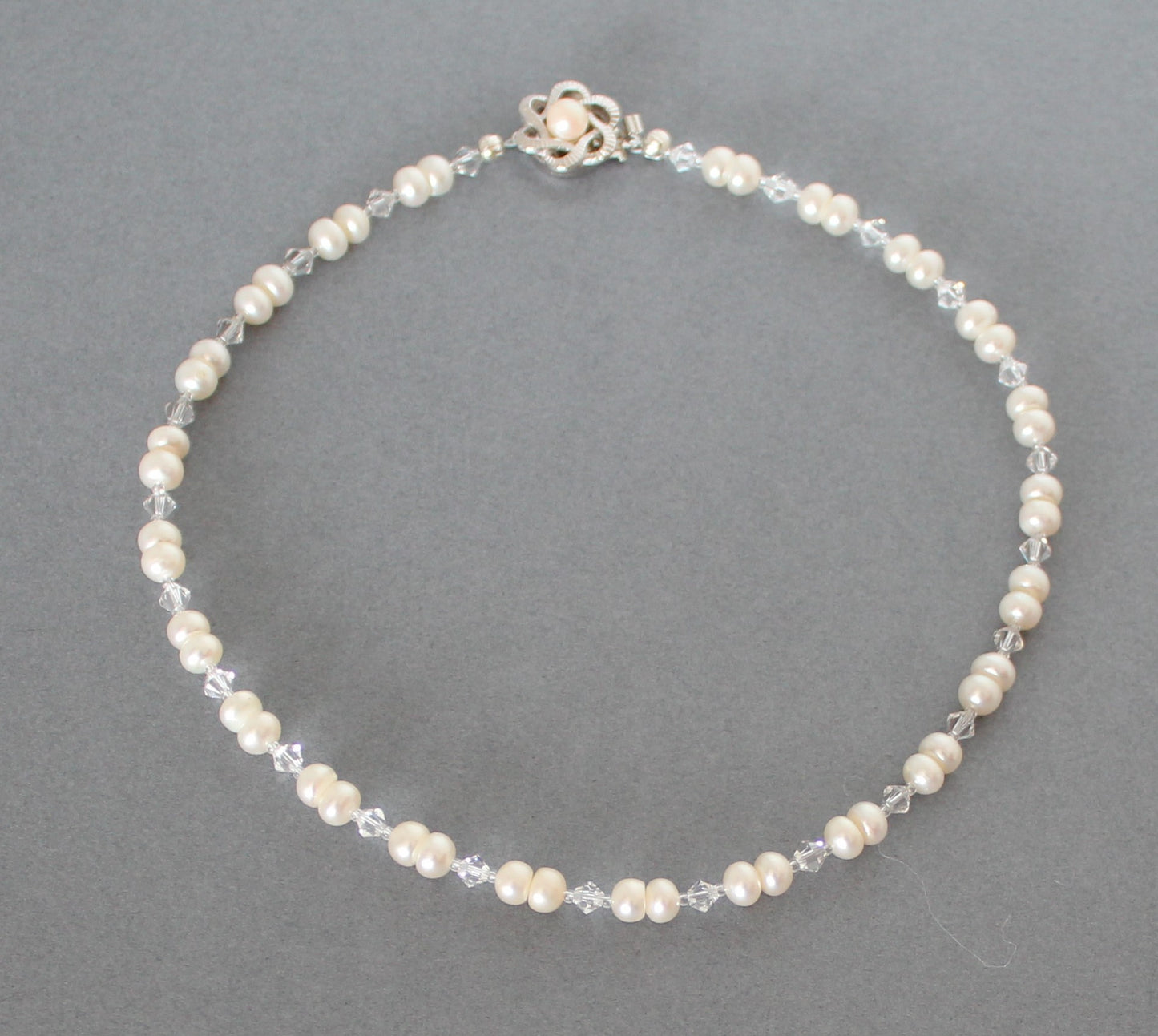 Pearl and Swarovski Crystal Choker
