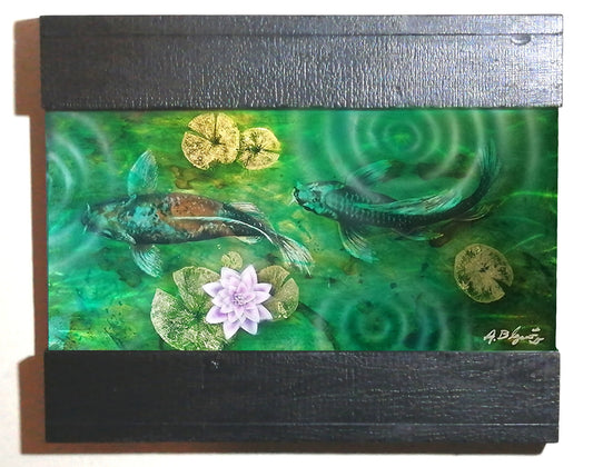 Koi Pond (24" x 12")