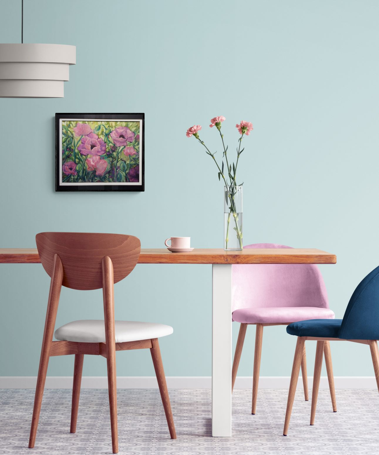 Pink Poppies (16" x 20")