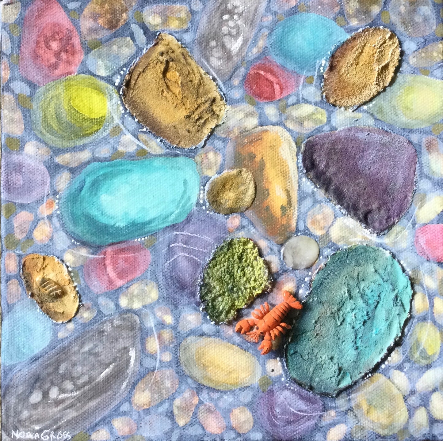Rock Lobster (8" x 8")