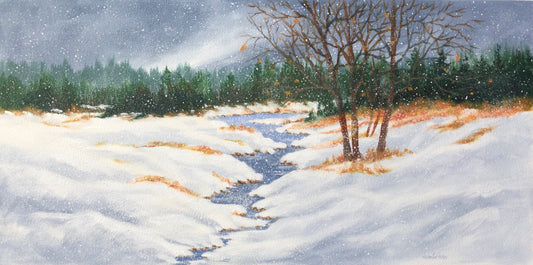 Little Salmon River (12" x 24")