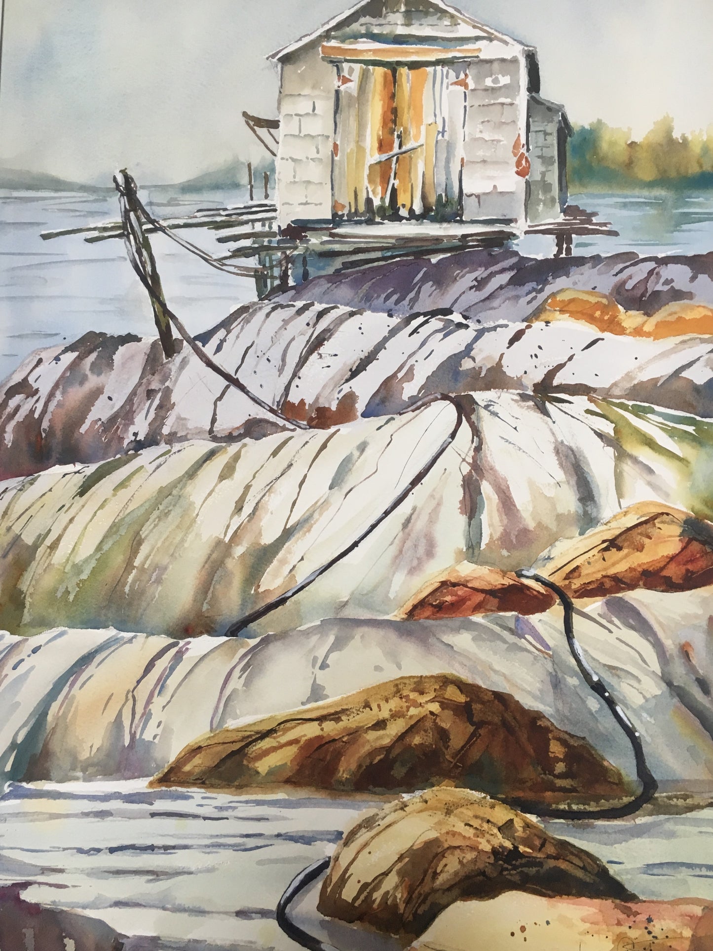 Still Connected by Heather Crout - Watercolors | Art 1274 Hollis