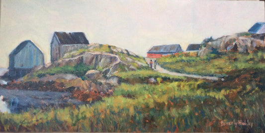 Yesterday at Lobster Lane (10" x 20")