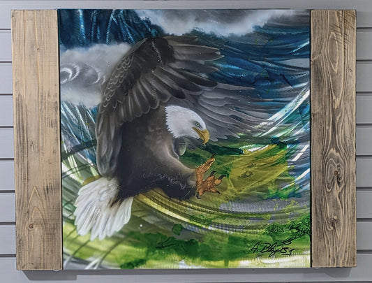 Coming In For A Landing (24" x 24")