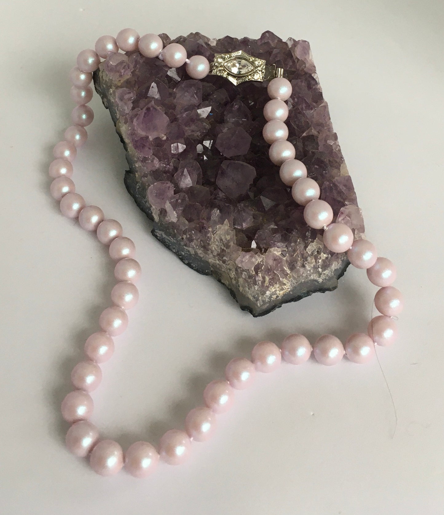 Swarovski Dreamy Rose Pearl Necklace