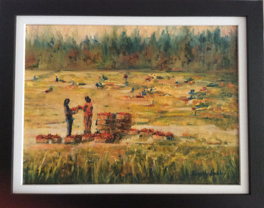 Strawberry Season (12" x 16")