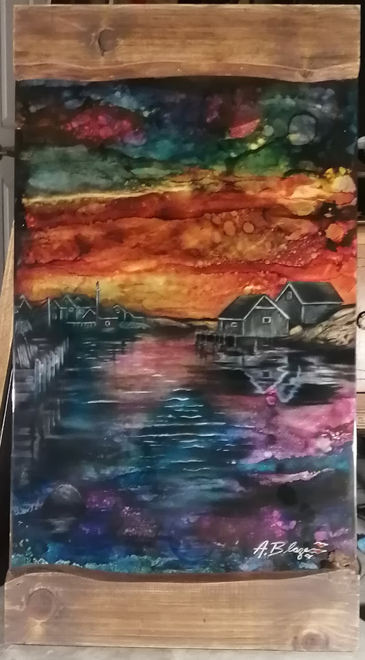 Trip To Peggy's Cove Part I (24" x 36")